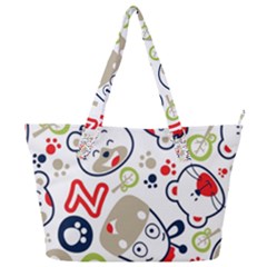 Animals Pattern Full Print Shoulder Bag by Simbadda