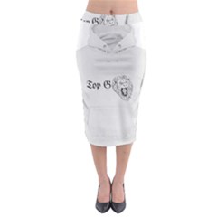 (2)dx Hoodie  Midi Pencil Skirt by Alldesigners