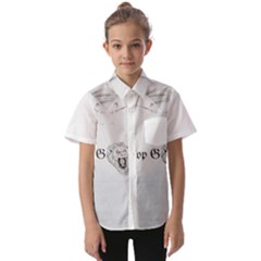 (2)dx Hoodie  Kids  Short Sleeve Shirt by Alldesigners