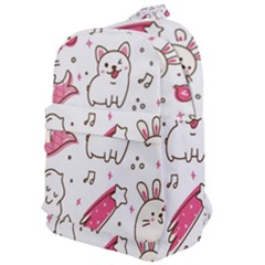 Cute-animals-seamless-pattern-kawaii-doodle-style Classic Backpack by Simbadda