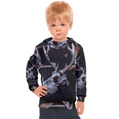 Deer Skull Kids  Hooded Pullover by MonfreyCavalier