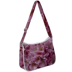 Cherry-blossoms Zip Up Shoulder Bag by Excel