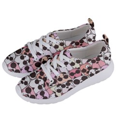 Cute-dog-seamless-pattern-background Women s Lightweight Sports Shoes by Simbadda