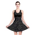 Abstract-math Pattern Reversible Skater Dress View1