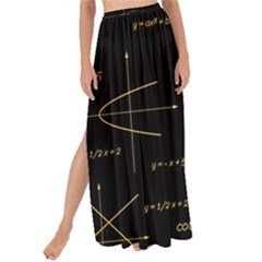 Abstract-math Pattern Maxi Chiffon Tie-up Sarong by Simbadda