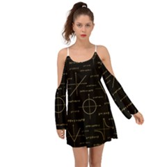 Abstract-math Pattern Boho Dress by Simbadda