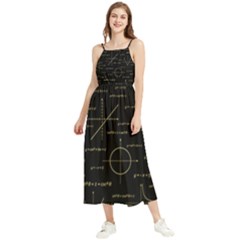 Abstract-math Pattern Boho Sleeveless Summer Dress by Simbadda