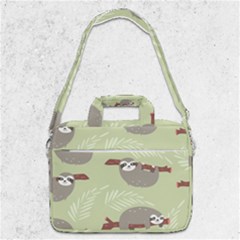 Sloths-pattern-design Macbook Pro 13  Shoulder Laptop Bag  by Simbadda