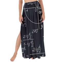 Mathematical-seamless-pattern-with-geometric-shapes-formulas Maxi Chiffon Tie-up Sarong by Simbadda