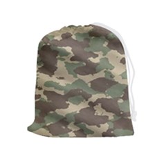 Camouflage Design Drawstring Pouch (xl) by Excel