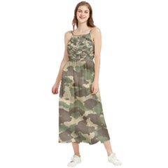 Camouflage Design Boho Sleeveless Summer Dress by Excel