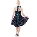 Math-linear-mathematics-education-circle-background Halter Party Swing Dress  View2