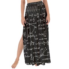 Math-equations-formulas-pattern Maxi Chiffon Tie-up Sarong by Simbadda