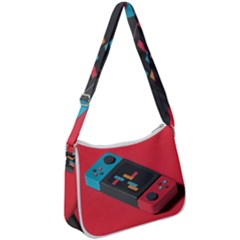 Gaming Console Video Zip Up Shoulder Bag by Grandong