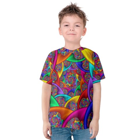 Color Spiral Kids  Cotton Tee by Proyonanggan