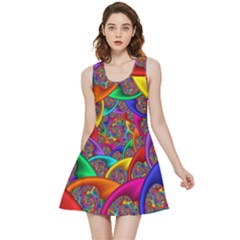 Color Spiral Inside Out Reversible Sleeveless Dress by Proyonanggan