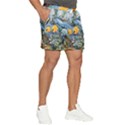 Colorful Aquatic Life Wall Mural Men s Runner Shorts View2