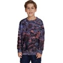 Twilight Treasures: Rocky Beachscape  Kids  Crewneck Sweatshirt View1