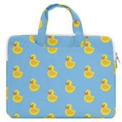 Rubber Duck Pattern Macbook Pro 13  Double Pocket Laptop Bag by Valentinaart