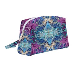 Orchids Pour  Wristlet Pouch Bag (medium) by kaleidomarblingart