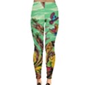 Monkey Tiger Bird Parrot Forest Jungle Style Everyday Leggings  View2