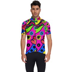 Seamless Doodle Men s Short Sleeve Cycling Jersey by Bangk1t