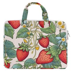 Strawberry Fruit Macbook Pro 13  Double Pocket Laptop Bag by Amaryn4rt