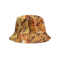 Bees Nature Animals Honeycomb Bucket Hat (kids) by pakminggu