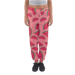 Watermelon Red Food Fruit Healthy Summer Fresh Women s Jogger Sweatpants by pakminggu