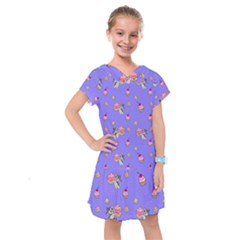 Art Pattern Design Seamless Scrapbooking Kids  Drop Waist Dress by pakminggu