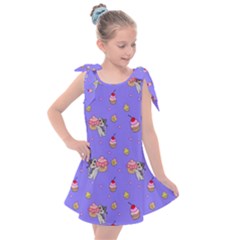 Art Pattern Design Seamless Scrapbooking Kids  Tie Up Tunic Dress by pakminggu