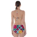 Background Pattern Texture Design Dots Wallpaper Cut-Out One Piece Swimsuit View2