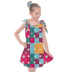 Background Pattern Texture Design Dots Wallpaper Kids  Tie Up Tunic Dress by pakminggu