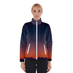 Sky Gradient Women s Bomber Jacket by artworkshop