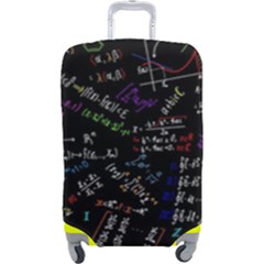 Mathematics  Physics Maths Math Pattern Luggage Cover (large) by Grandong