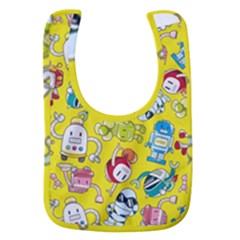 Robot Pattern Baby Bib by Grandong