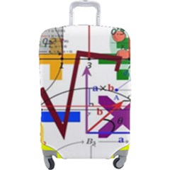 Mathematics Formula Physics School Luggage Cover (large) by Grandong