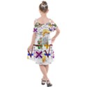 Mathematics Formula Physics School Kids  Cut Out Shoulders Chiffon Dress View2