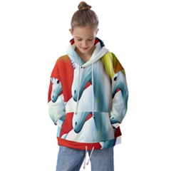 Unicorn Design Kids  Oversized Hoodie by Trending