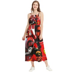 Carlos Sainz Boho Sleeveless Summer Dress by Boster123