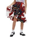 Devil2 Kids  Ruffle Flared Wrap Midi Skirt View1