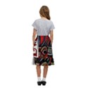 Devil2 Kids  Ruffle Flared Wrap Midi Skirt View4