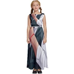 Moosewala Kids  Satin Sleeveless Maxi Dress by Mayank