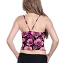 Plum Blossom Blossom Spaghetti Strap Bra Top View2