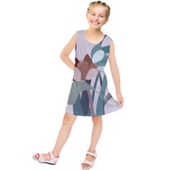 Flowers Plants Leaves Foliage Kids  Tunic Dress by pakminggu