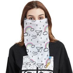 Cute-art-print-pattern Face Covering Bandana (triangle) by pakminggu