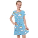 Sky Pattern Kids  Cross Web Dress View1