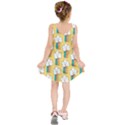 Smile-cloud-rainbow-pattern-yellow Kids  Sleeveless Dress View2