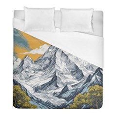 Nature Mountains Landscape Forest Duvet Cover (full/ Double Size) by Ravend