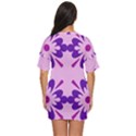 Pink And Purple Flowers Pattern Just Threw It On Dress View4